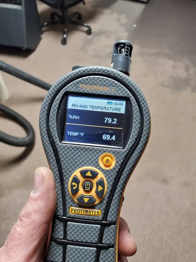 Moisture meter humidity assessment for Fire & Smoke Damage Restoration in Kings Grant